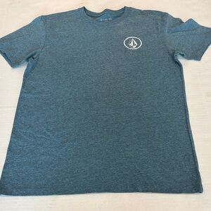 Volcom Blue/Gray Short Sleeve Tee Men’s Small